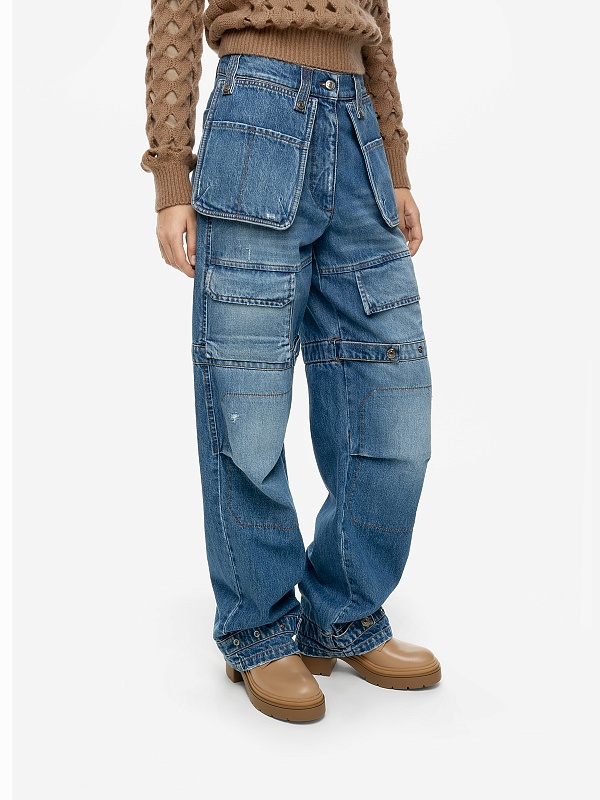 Джинсы жен MSGM 3641MDP233L 247292 89 - 3