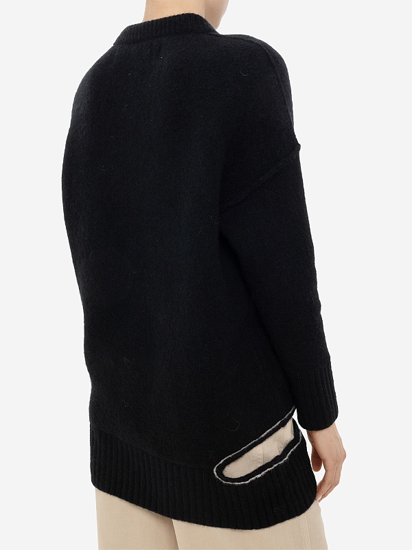 Свитер жен Isabel Benenato DK172 01 BLACK - 4
