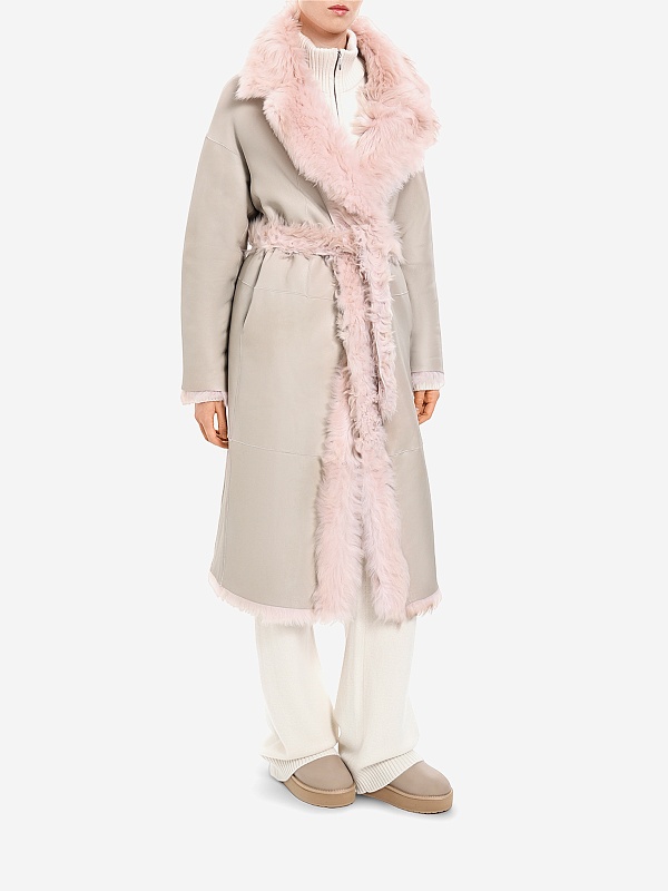 Дубленка жен Burka AN-2407FP/120BU Бежевый - 5