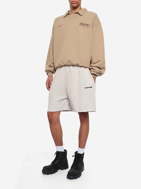 Шорты муж CULTURA S26SS10FE10 beige - 1