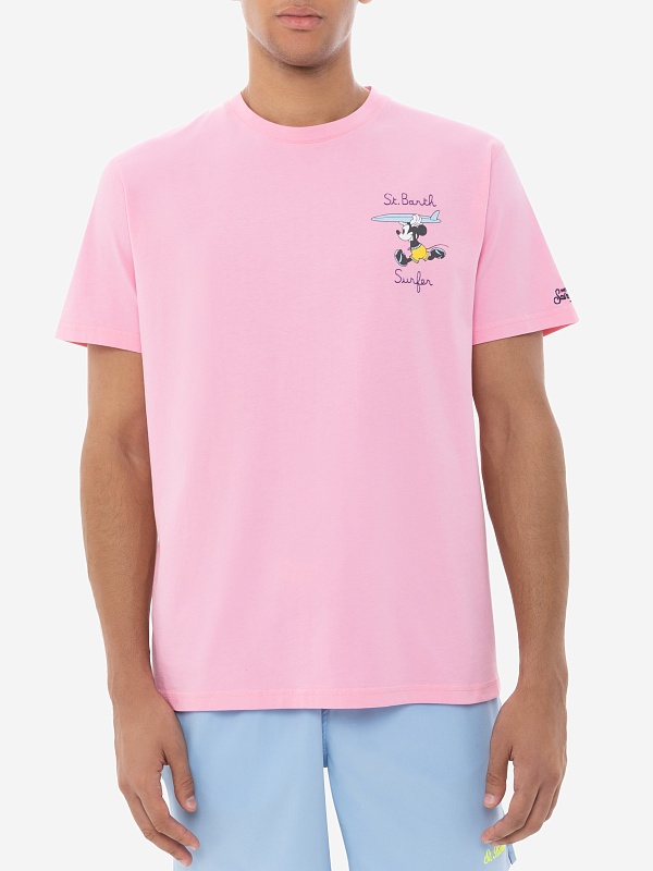 Футболка муж MC2 Saint Barth TSHM001 02632H MICKEY SURFER 23 EMB - 1