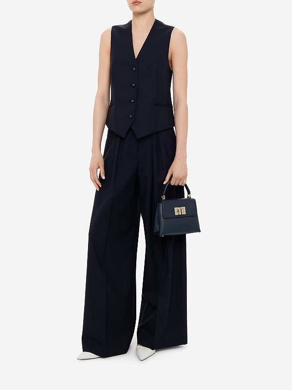 Брюки жен Officine Generale S24WTLG466 DARK NAVY - 2