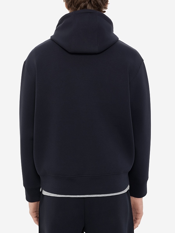 Худи муж Emporio Armani 3D1M72 1JHSZ 09R4 CHAIN NAVY - 4