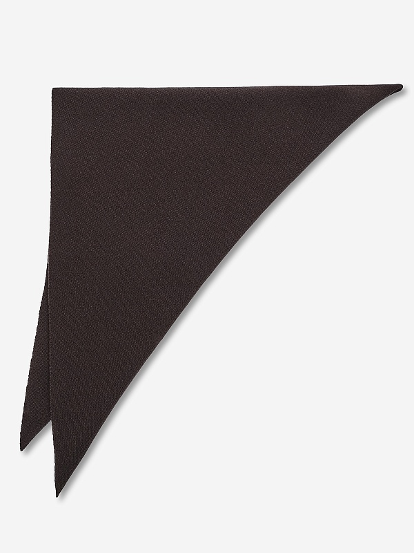 Шарф жен Officine Generale W25XACC859 DARK BROWN - 1