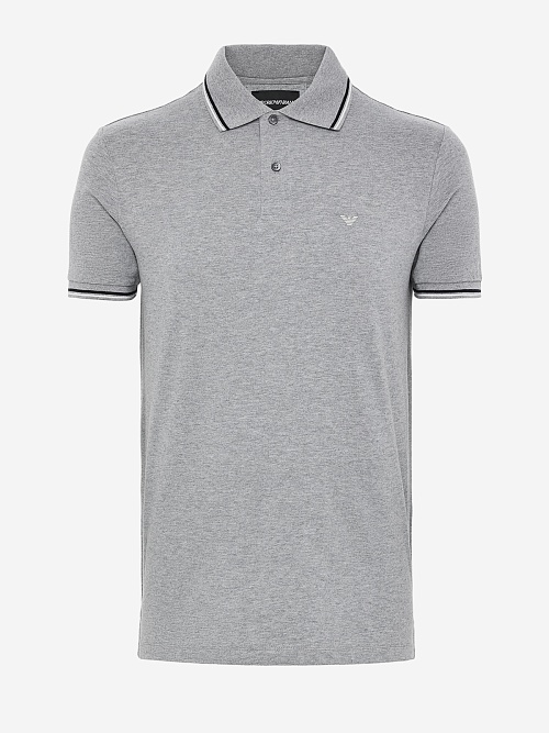 Поло муж Emporio Armani 8N1FB4 1JPTZ 0627 GRIGIO CH MEL - 0