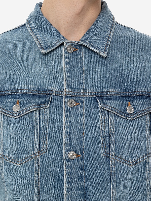 Куртка джинсовая муж 7 For All Mankind JSK5C100ES LIGHT BLUE - 5