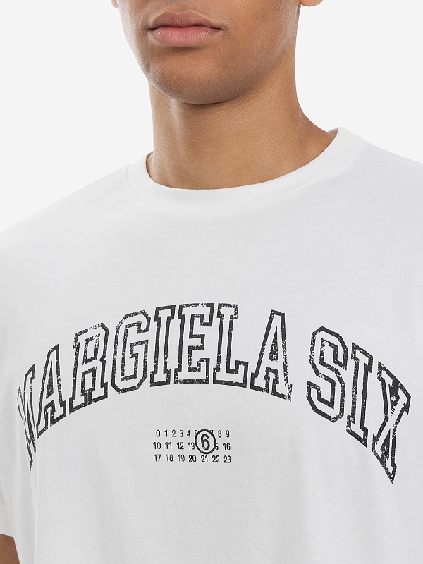 Футболка муж MM6 SH0GC0046 S24312 101 - 3