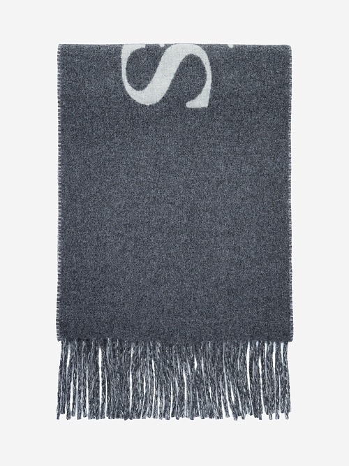 Шарф муж Sporty & Rich AC05262300GY16 Gray - 0