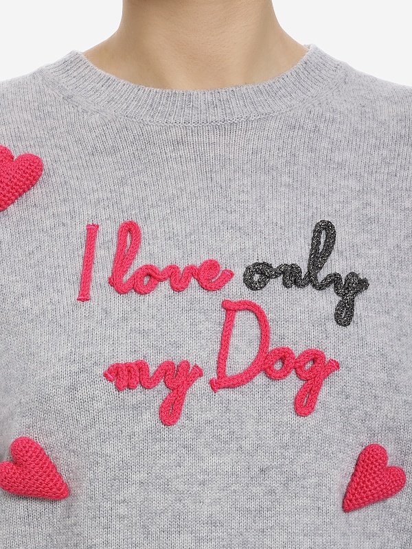 Свитер жен MC2 Saint Barth LOUI004 04033I DOG ONLY 15ML PATCH - 4