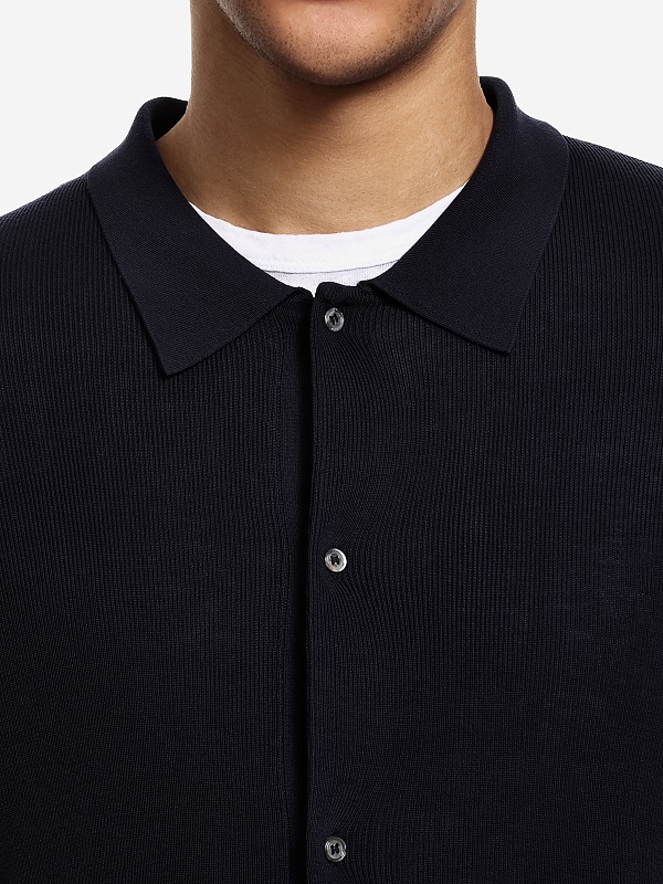 Кардиган муж Officine Generale W25MKNT303PRE DARK NAVY - 2