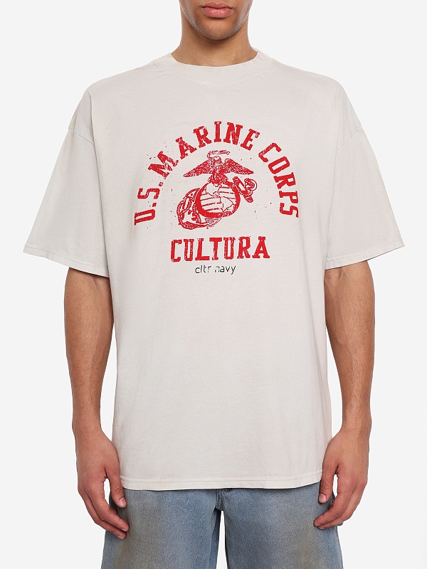 Футболка муж CULTURA S26TE28JE10 beige - 3