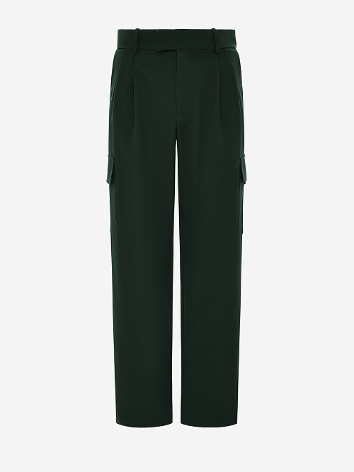 Брюки муж Drôle de Monsieur G-BP148-PL127-FGN FOREST GREEN - 0