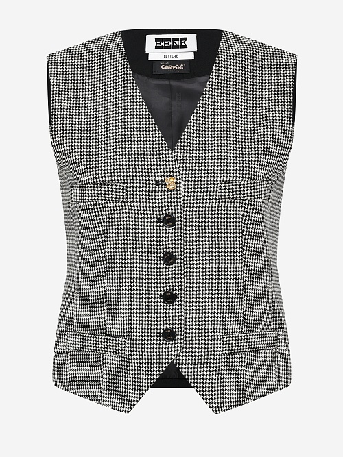 Жилет жен EENK EEB-1P350-VT01-BI Black/Cream - 0