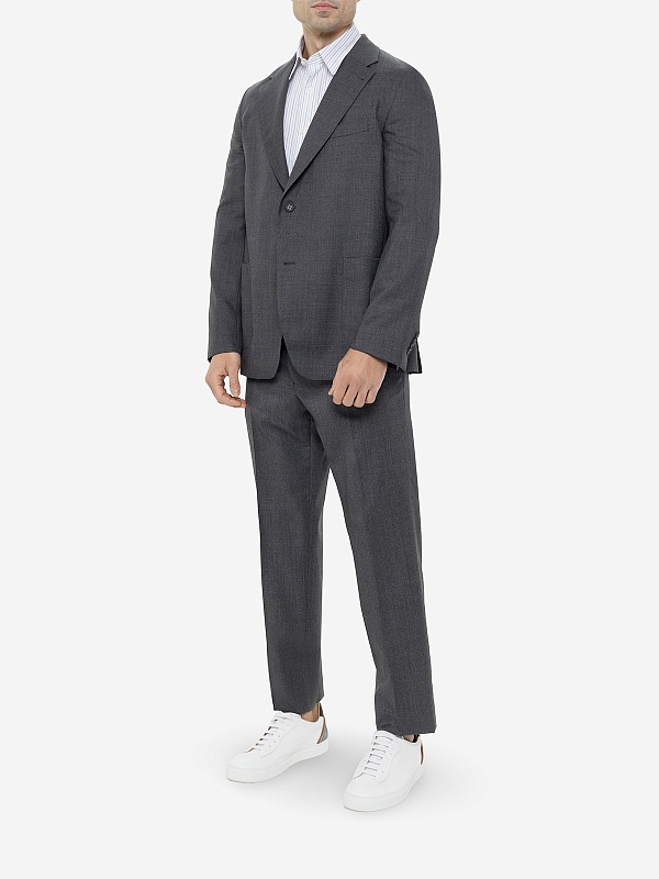 Пиджак муж Officine Generale S24MTLG401PRE MID GREY - 2