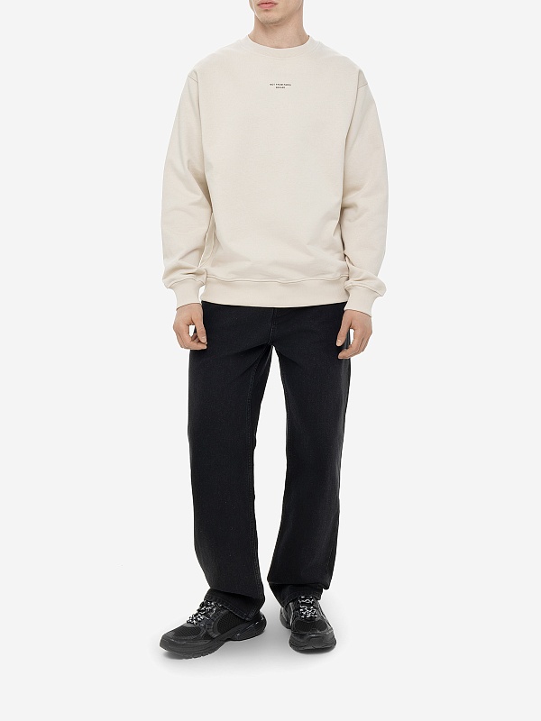 Толстовка муж Drôle de Monsieur PERM-SW148-CO127-MT MASTIC - 2