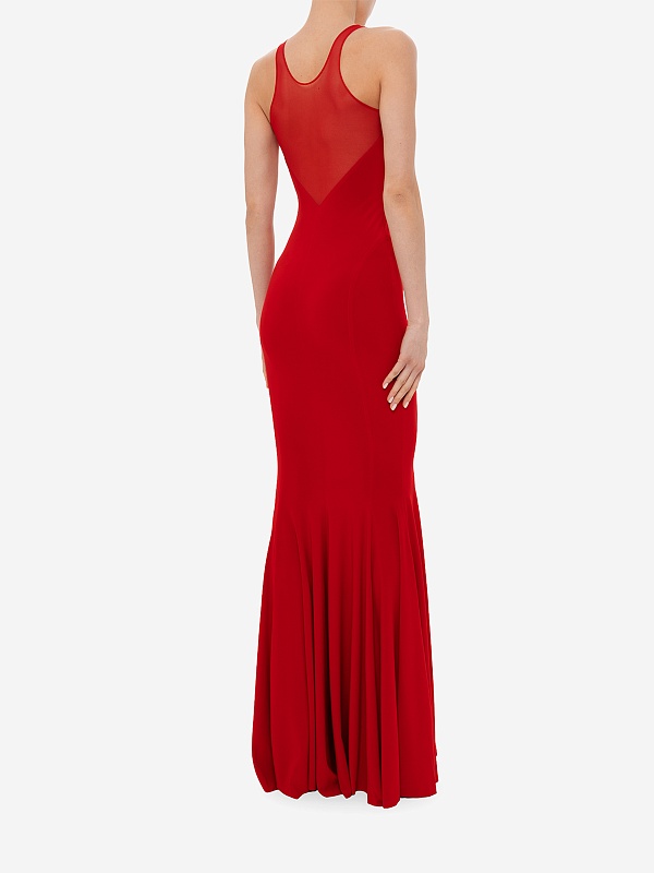 Платье жен Norma Kamali KK2243PM579946 TIGER RED - 4