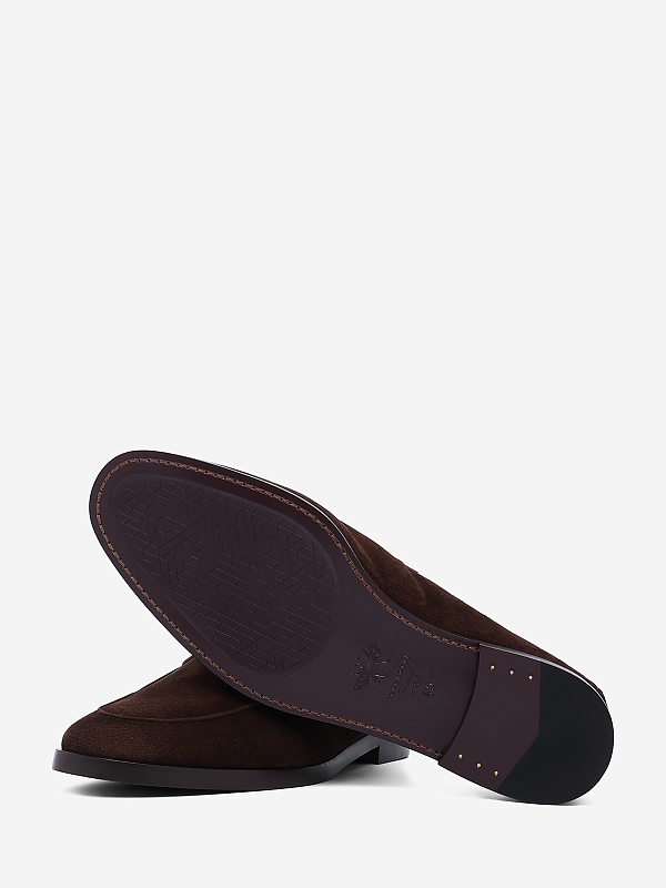 Лоферы муж Bougeotte MLFS-SUINAF/SHEAINP-COF Brown/Coffee - 4