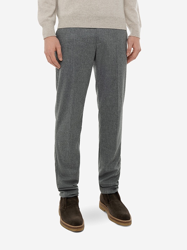 Брюки муж AGNONA AI23PT706U1Y_U1116 K33 FLANNEL - 3