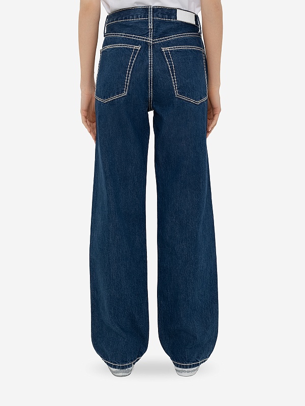 Джинсы жен Re/Done 148-03WLOSLNG/B CHUNKY STITCH INDIGO - 4