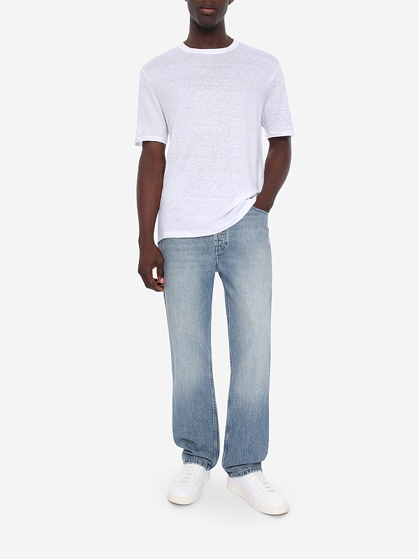 Футболка муж Officine Generale S26MTEE205 WHITE WHITE - 1