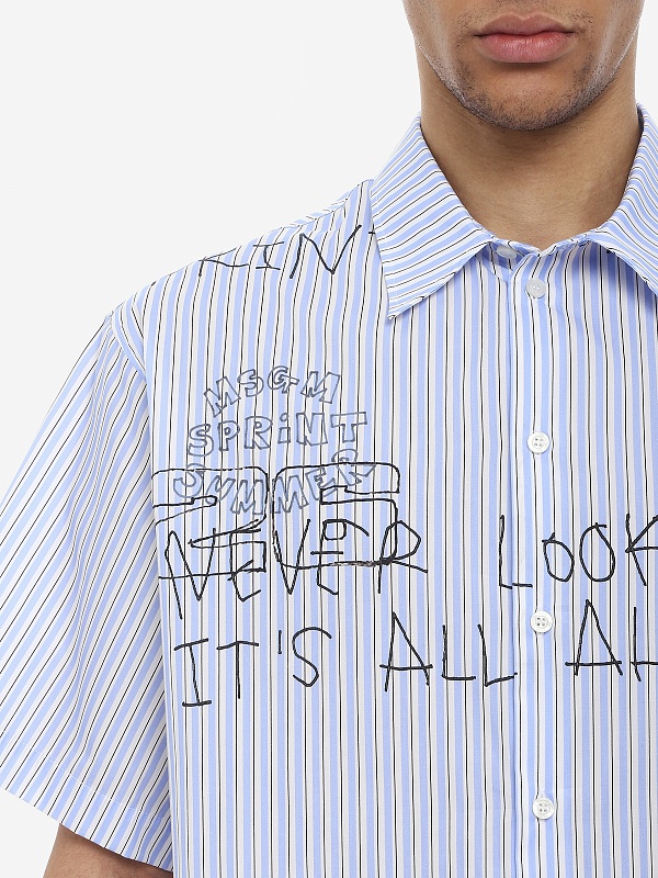 Рубашка муж MSGM 4040ME17X 267055 84 - 6