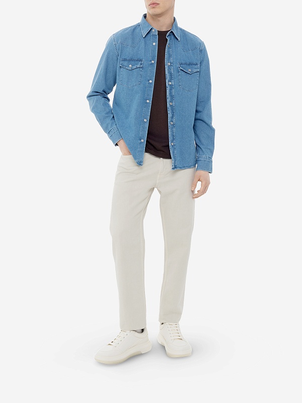 Рубашка муж Tom Ford HDS001-FMC032S23 HB700 WASHED INDIGO - 2