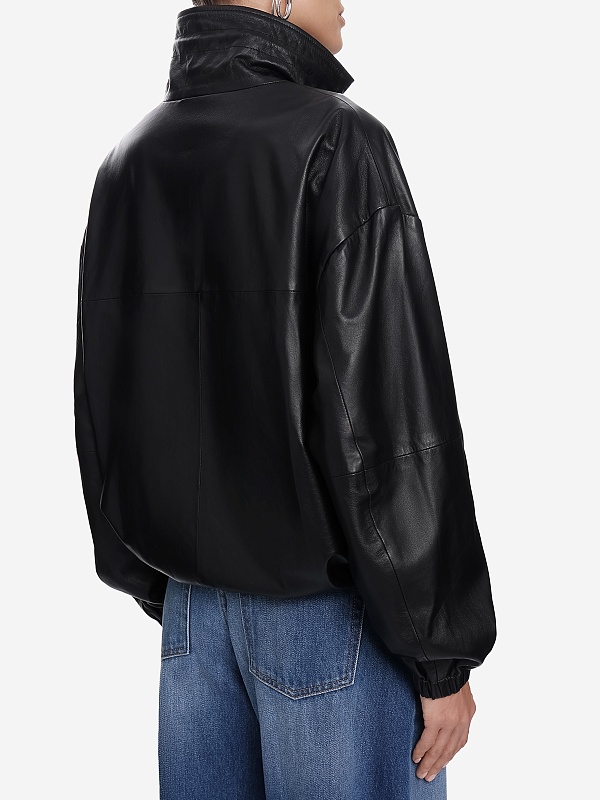 Куртка кожаная жен Haikure HEW09124PL006TP C0100 BLACK - 5