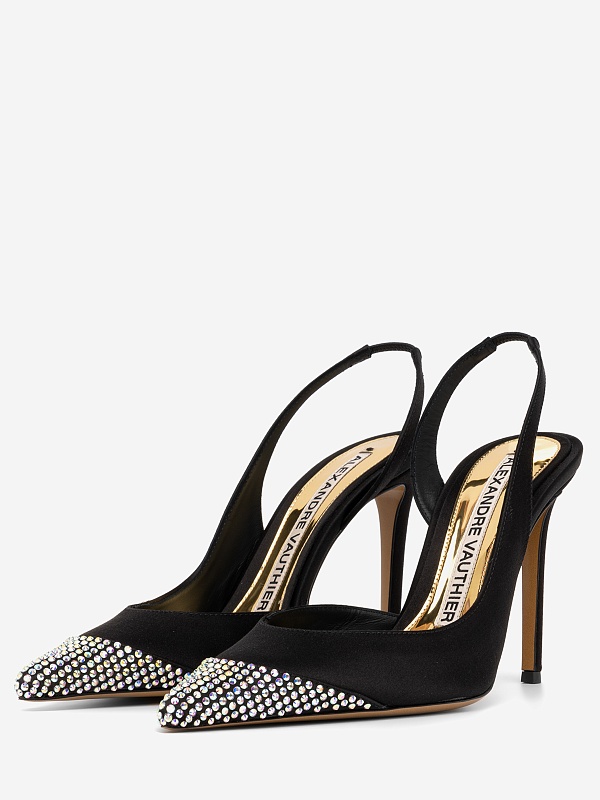 Слингбэки (каблук) жен Alexandre Vauthier AVE4501-006 BLACK - 4