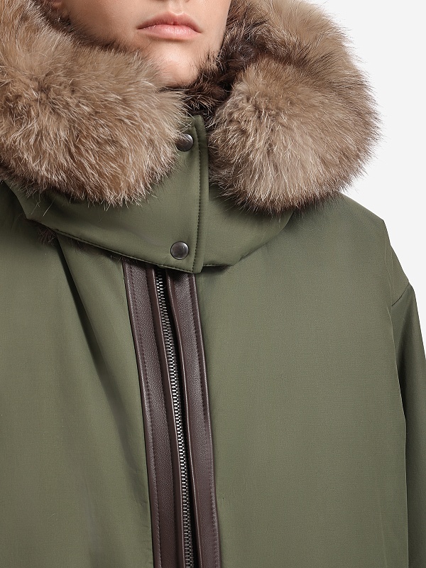 Парка жен VLADIMIRO GIOIA VG2501 Military green - 3