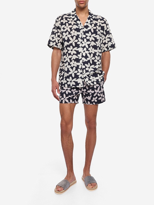 Рубашка муж Emporio Armani EM000593 AF20443 FB074 FLOWER EAGLE ARM.BLU - 1