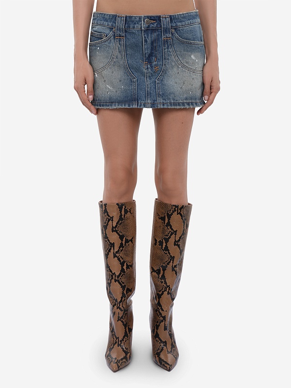 Юбка жен Ksubi WSP26SK007 denim - 3