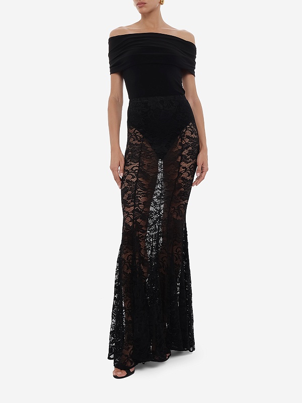 Боди жен Norma Kamali KK126BPLT50001 BLACK - 3