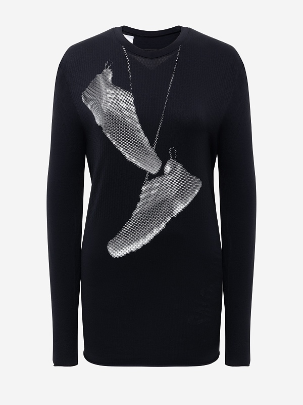 Лонгслив жен MM6 S52GC0346 M20101 900 - 6