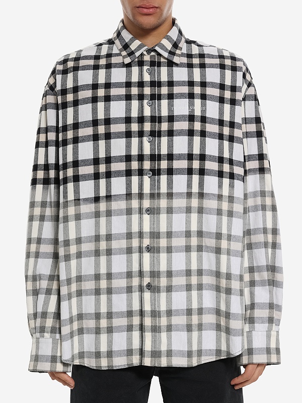 Рубашка муж IH NOM UH NIT NUW25219 520_BLACK+WHITE - 4