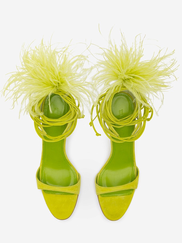 Сандалии (каблук) жен Ricagno TAMARA SANDAL Green - 2