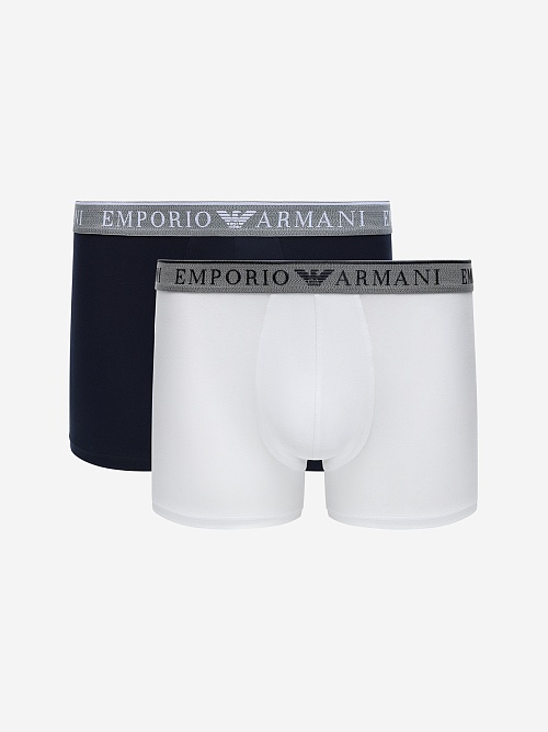 Набор (трусы 2 пары) муж Emporio Armani EM000252 AF10776 MB088 ARMANI BLUE/WHITE - 0