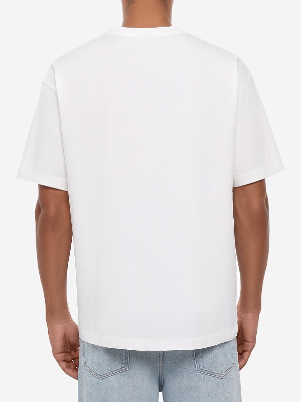 Футболка муж Drôle de Monsieur L-TS324-CO311-OW OFF WHITE - 4