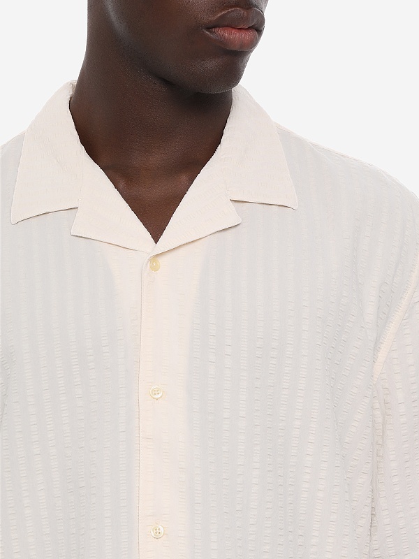 Рубашка муж Officine Generale S26MSHI001 CREAM - 5