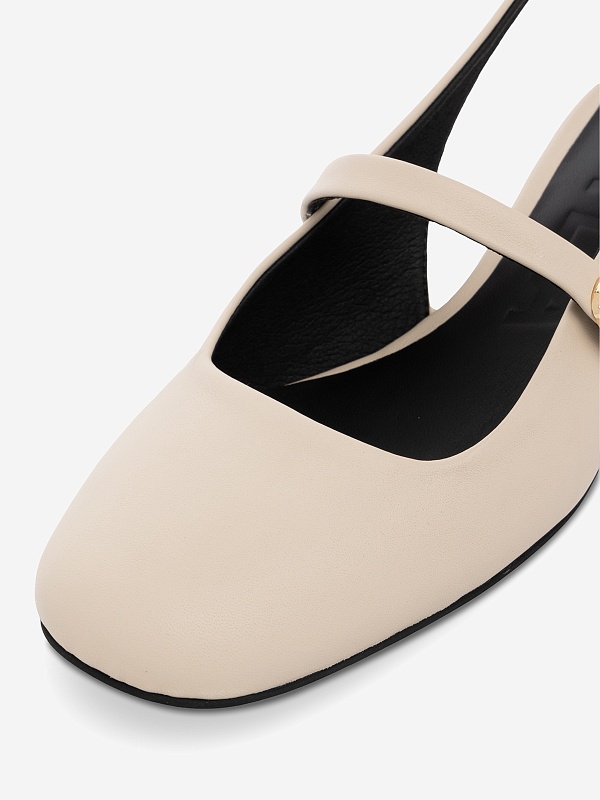 Слингбэки жен Furla YJ37HICX300001704S1007 MARSHMALLOW - 5