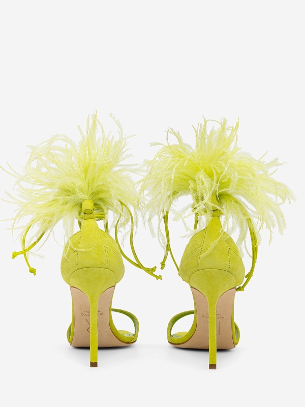 Сандалии (каблук) жен Ricagno TAMARA SANDAL Green - 4