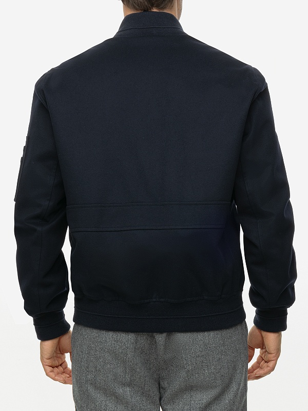 Бомбер муж Brunello Cucinelli MM4636474 NAVY - 3