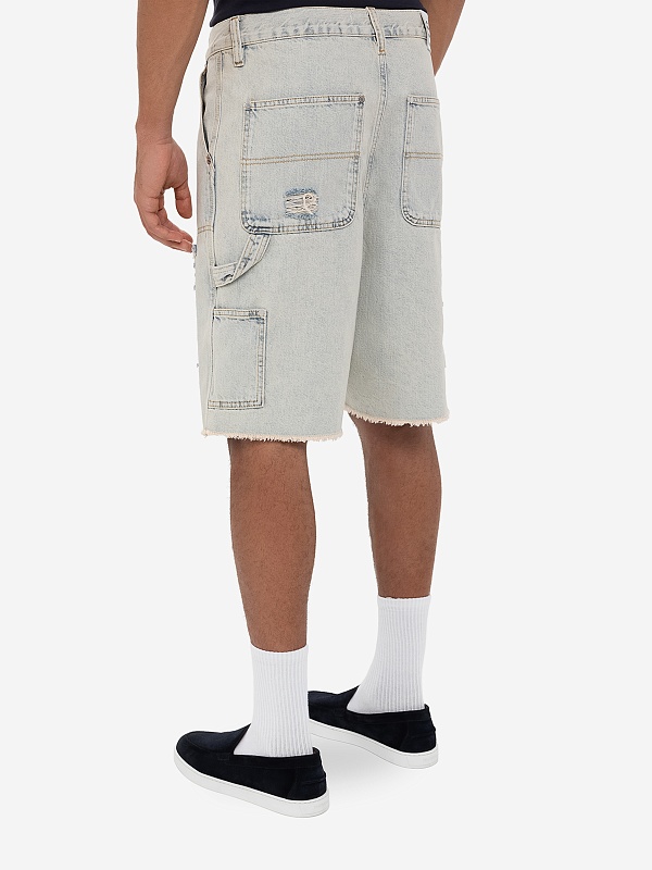 Шорты муж Etudes Studio FRICHE SHORTS HEAVY BLEACH BLUE - 4