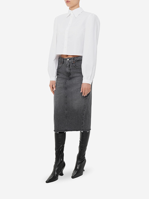 Юбка жен MM6 S52ME0014 S30652 900 - 2