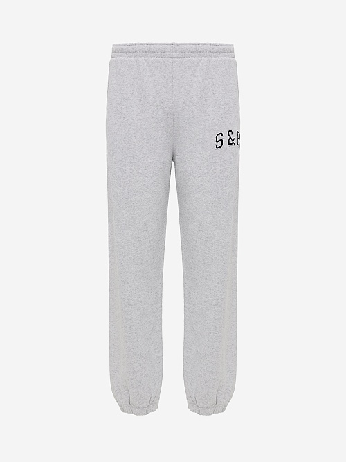 Джоггеры муж Sporty & Rich PA03664082GY03 Heather Gray - 0