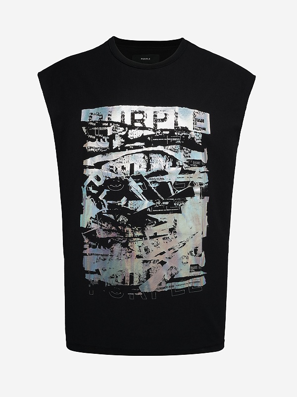 Майка муж PURPLE P103-TBIF226 BLACK - 0