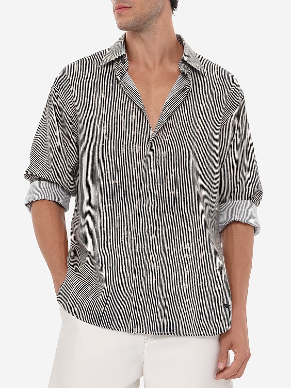Рубашка муж Emporio Armani EM004178 AF14214 F1183 FANCY IRREGULAR LINES B - 3