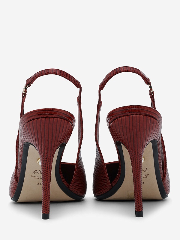 Слингбэки (каблук) жен Alevi L26S3001.R.1309455 RUST - 3