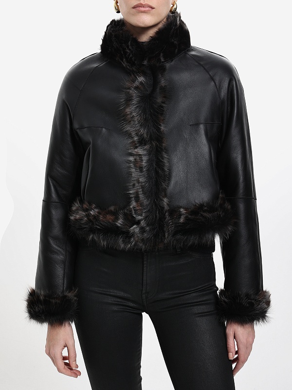 Шуба жен Burka TG-1415B/50BR Разноцветный - 5