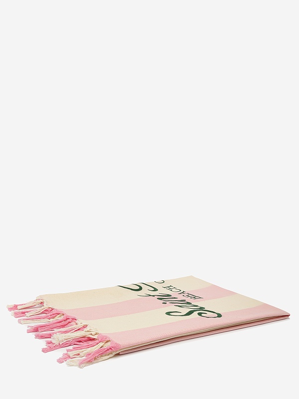 Полотенце жен MC2 Saint Barth FOUL002 04435H SB BEACH STRIPES POP V 21 EMB - 1