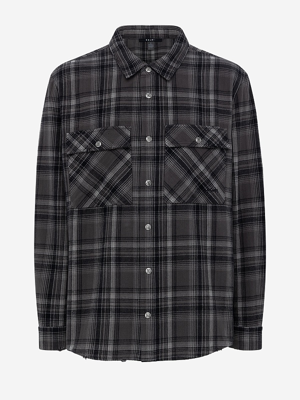 Рубашка муж Ksubi MSP25SH016 GREY - 5